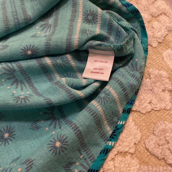 Teal Turquoise Racerback Summer Dress - Picture 7 of 13